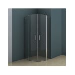 Cabine de douche de cercle novik 309 riho 90x90 x200cm � portes battantes - chrom� - chrom� - -