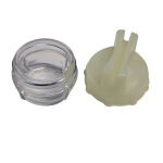 Cache ampoule avec outil de d�montage d'origine four cuisini�re (00647309 siemens bosch neff viva junker ...