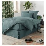 Cache sommier gaze de coton 180 x 200 cm gaia canard