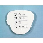 Cache de sortie blanc - robot m�nager (kw706501 brandt, kenwood)