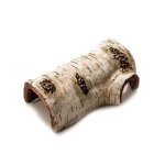 Cachette de dragon barbu, grotte, en bois de bouleau artificiel, pour tortue - type s Cachette de dragon barbu, grotte, en bois de bouleau artificiel, pour tortue - type s