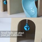 Cachette pour petits animaux de compagnie pour hamsters avec echelle d'escalade amusante, toboggan, cabane ...