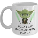 Cadeaux d'anniversaire pour les amateurs de sport de joueur de backgammon star wars jedi fans anniversaire ...