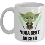 Cadeaux d'anniversaire pour archer mari femme papa fils amateurs de sport star wars jedi anniversaire ...
