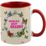 Meilleur cadeau dr�le de grand - m�re au monde pour grand - m�re / nounou, cadeau d'anniversaire pour ...