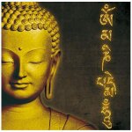 Cadre carr� en toile bouddha