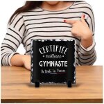 Cadre photo - ardoise 15cm x 15cm - noir - d�coration de bureau - design contemporain