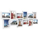 Cadre photo assemblage facile, blanc / mdf