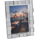 Cadre photo cristal 13x18 cm - luxe diamant - souvenir lgant - bote cadeau incluse.