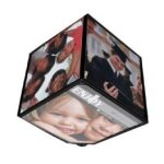 Cadre � photo cube tournant