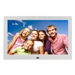 Cadre photo numrique 10 pouces lecteur multimdia usb vido mpeg4 lcd mp3 blanc