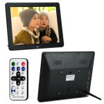 Cadre photo num�rique 12 pouces ecran lcd lecteur vid�o musique usb carte sd mmc + sd 16go yonis