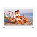 Cadre photo num�rique lecteur sd m�dia audio vid�o 11 pouces usb ms r�veil blanc + sd 8go yonis