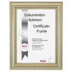 Cadre photo en plastique  lobby , dor�, 21 x 29, 7 cm