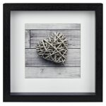 Cadre photo  scala  noir 23x23