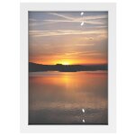 Intirilife beau cadre pour posters et photos en blanc - taille 32. 5 x 23. 8 cm - d�coration �l�gante ...