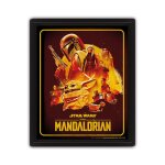 Cadre the mandalorian star wars saison 2 effet anim� 3d