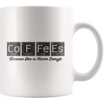 Cafs drle chimie tableau priodique tasse en cramique cobalt farine fer einsteinium amoureux des sciences ...