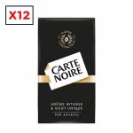 Caf� moulu carte noire - lot de 12 x 250g (3kg) - 100% pur arabica