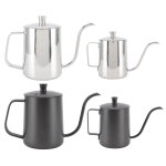 Cafetire a col de cygne en acier inoxydable, verser sur une bouilloire, compacte pour la maison et le ...