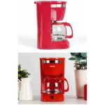Cafetière electrique 800w 12 - tasses - classique rouge haute qualité Cafetière electrique 800w 12 - tasses - classique rouge haute qualité