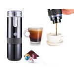 Cafetire electrique portative sans fil pour capsules k - cup et caf moulu