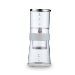 Cafetière avec goutteur réglable, théière en verre détachable pour faire du thé, pour la maison, le restaurant ... Cafetière avec goutteur réglable, théière en verre détachable pour faire du thé, pour la maison, le restaurant ...