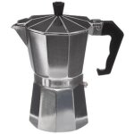 Cafetière italienne 6 tasses 18cm argent Cafetière italienne 6 tasses 18cm argent