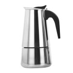 Cafetire moka expresso italienne, outil de percolateur, fourneau filtrant en acier inoxydable de 100ml ...