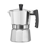 Promotion! cafetire moka italienne 150ml, expresso, percolateur, fourneau, argent