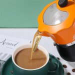 Cafeti�re moka italienne en aluminium, pour expresso, percolateurs, pot de cuisson 3 / 6 tasse 150 / ...