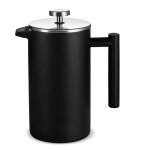Cafetière a pression en acier inoxydable, cafetière a pression, filtre moka percolateur, théière 350ml ... Cafetière a pression en acier inoxydable, cafetière a pression, filtre moka percolateur, théière 350ml ...