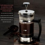 Cafetire a pression franaise, presse franaise, manuel, thire a lait, cafetire, filtre en verre ...