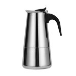 Cafetire en acier inoxydable cafetire electrique portable mocha latte stove espresso filter pot tasse ...