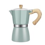 Cafetire aluminium moka espresso percolateur pot cafetire moka pot 3 tasses cuisinire caf faire