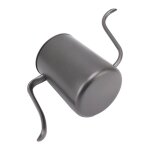 Cafetire a bec verseur professionnelle en acier inoxydable, capacit de 600 ml, col de cygne