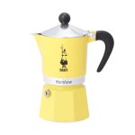 Cafetière bialetti rainbow 3 tasses jaune Cafetière bialetti rainbow 3 tasses jaune