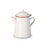 Cafetiere conique email bordeaux 1 l