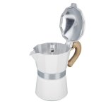 Cafeti�re de cuisine pour cuisini�re, cafeti�re moka en aluminium pour cuisini�re
