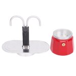 Cafetire a double tube pour cuisinire, 100 ml, 2 tasses, pour voyage