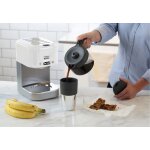 Cafetire electrique de 0, 75l pour 6 tasses 1200w blanc