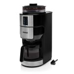 Cafetière electrique de 0, 75l avec broyeur intégré 750w gris noir Cafetière electrique de 0, 75l avec broyeur intégré 750w gris noir