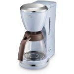 Cafetire electrique de 1, 25l pour 10 tasses 1000w vintage bleu azur