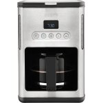 Cafetire electrique de 1, 25l pour 10 tasses avec ecran lcd et programmable 1000w gris