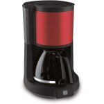 Cafetière electrique de 1, 25l pour 15 tasses 1000w rouge noir Cafetière electrique de 1, 25l pour 15 tasses 1000w rouge noir