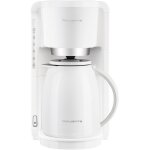 Cafetire electrique de 1l pour 8 a 12 tasses avec verseuse isotherme blanc