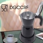 Cafetière electrique moka 300 ml, 6 tasses, pour la maison et la cuisine Cafetière electrique moka 300 ml, 6 tasses, pour la maison et la cuisine