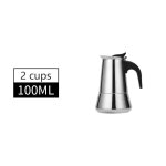 Cafetire electrique moka en acier inoxydable, cafetire expresso unis issante, cafetire classique cubaine ...