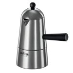 Cafeti�re espresso ilsa carmencita classic, aluminium, poign�e et bouton noirs, capacit� 20 cl, 3 tasses ...