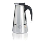 Cafetire expresso en acier inox. , 250 ml, convient pour l'induction